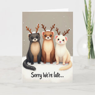 Whimsical Winter Animals Card