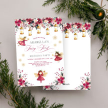 Whimsical Winter Fairy First Birthday Party