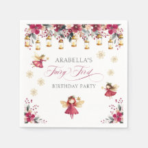 Whimsical Winter Fairy First Birthday Party