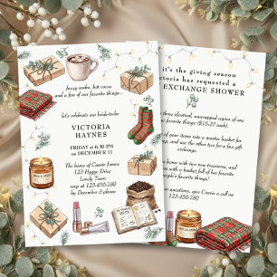 Whimsical Winter Favourite Things Bridal Shower Invitation