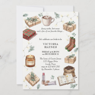 Whimsical Winter Favourite Things Bridal Shower Invitation