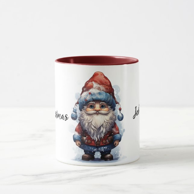 🌟 Whimsical Winter Gnome Mug 🌟 (Center)