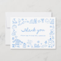 Whimsical Winter Hand Drawn Bridal Shower