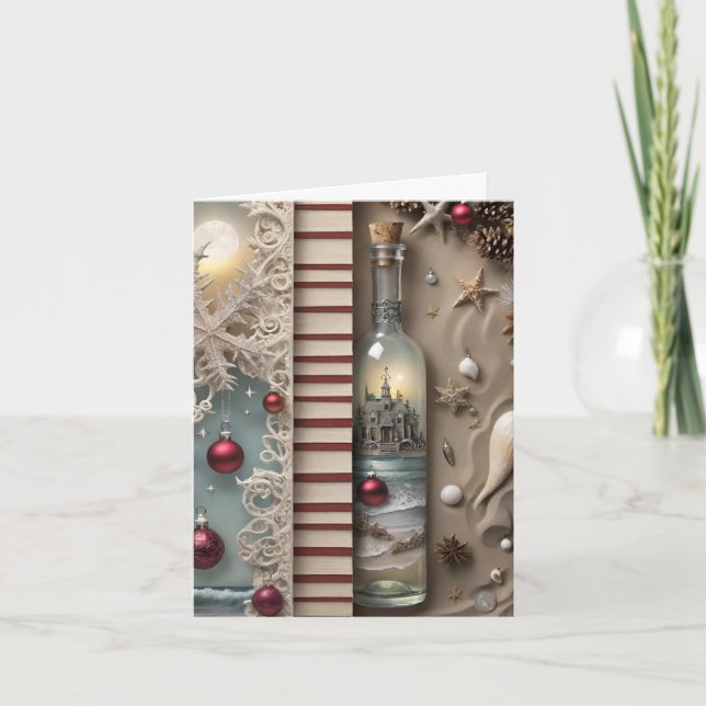 Whimsical Winter Holiday Greeting Cards (Front)