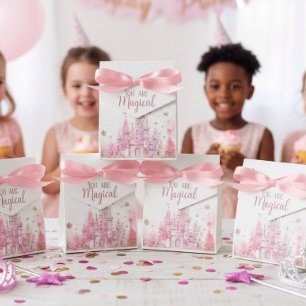 Whimsical Winter Princess Fairytale Birthday Favor Box