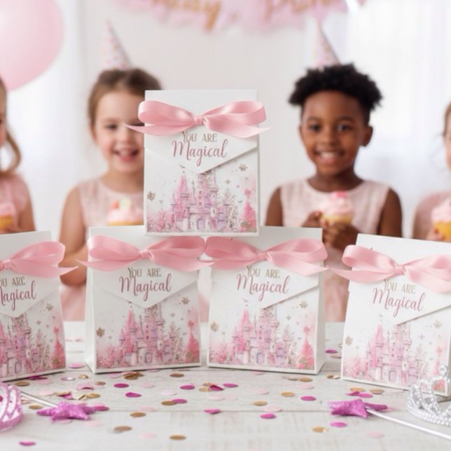 Whimsical Winter Princess Fairytale Birthday Favor Box (Creator Uploaded)