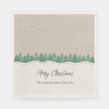 Whimsical Winter Snow Holiday Christmas Party