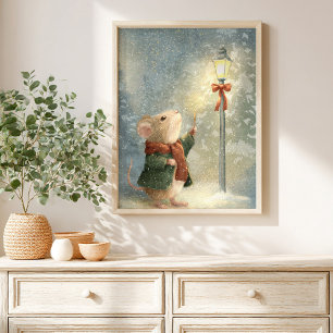 Whimsical Winter Storybook kids Poster