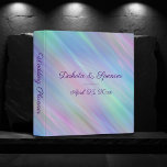 Whimsical Wisps | Holo Fairy Ombre Rainbow Album Binder<br><div class="desc">Iridescent hologram wispy fairy mermaid soft dreamy pastel rainbow. The design features a palette of pink, blue, purple, green, in whimsical psychedelic pattern of romantic iridescence. Feminine and girly trend. For other colours or matching products, please visit the JustFharryn Zazzle store, or contact the designer, c/o Fharryn@yahoo.com - ALL RIGHTS...</div>