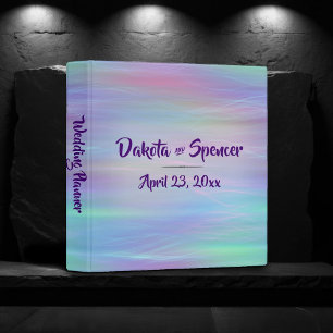 Whimsical Wisps   Holo Fairy Ombre Rainbow Album Binder