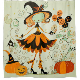 whimsical/witch/pumpkin/fall
