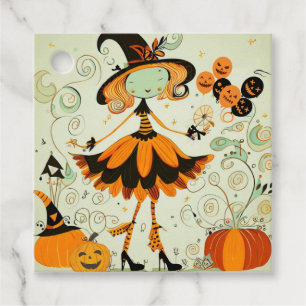 whimsical/witch/pumpkin/fall favour tags