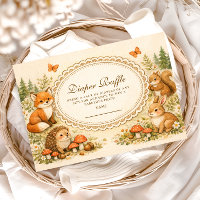 Whimsical Woodland Animals Diapper Raffle