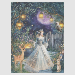 Whimsical Woodland Animals & Fairy Decoupage Paper