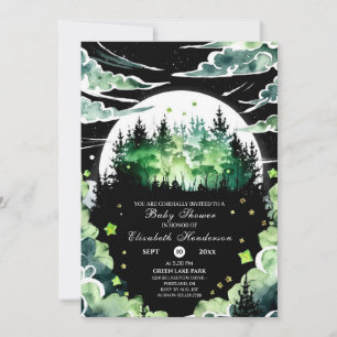 Whimsical Woodland Baby Shower Invitation