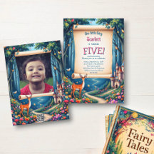 Whimsical Woodland Castle Fairytale Kid's Birthday
