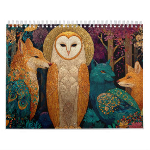 Whimsical Woodland Creatures Calendar