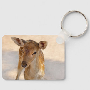Whimsical Woodland Deer Photography Keychain