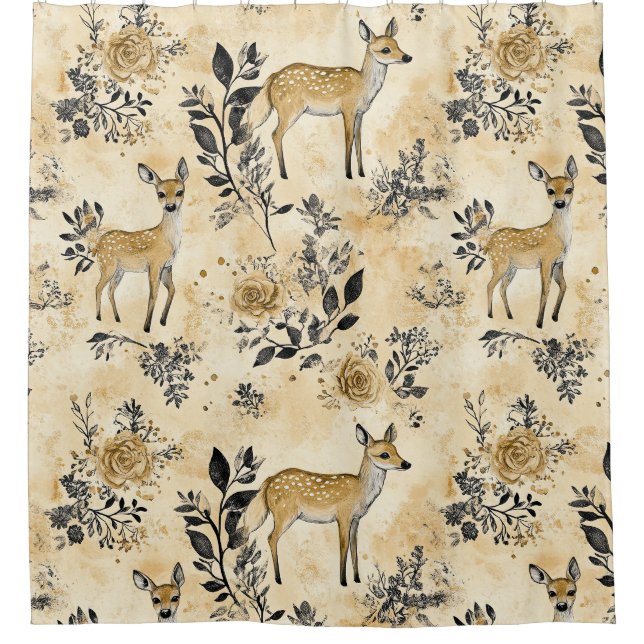 Whimsical Woodland Fawn Pattern (Front)