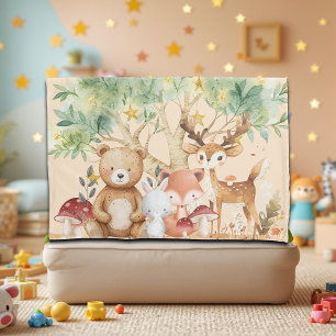 Whimsical Woodland Forest Animals Pillowcase