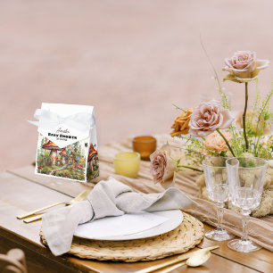 Whimsical Woodland Forest Mushroom Baby Shower Favor Box