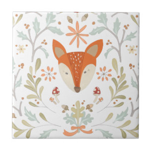 Whimsical Woodland Fox Tile