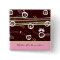 Whimsical Woodland Owls Family Wedding Button