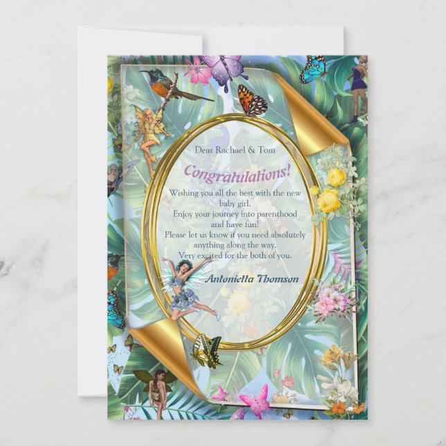 Whimsical World of Fairies & Tropical Birds (Front)