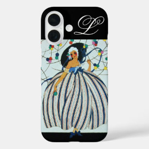 WHIMSICAL YOUNG GIRL MONOGRAM / Beauty Fashion iPhone 16 Case