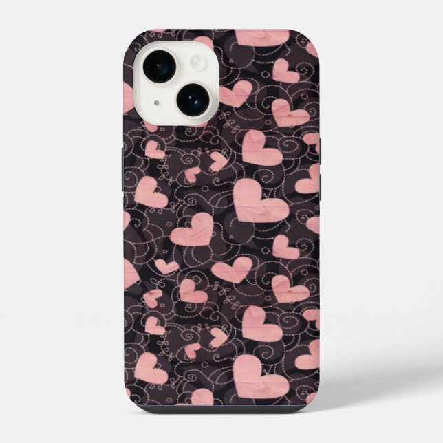 Whimsically in Love iPhone Case (Back)