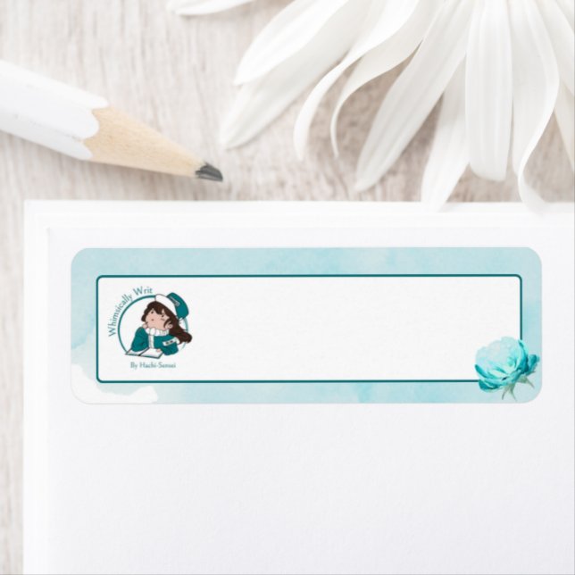 Whimsically Writ Logo Address Stickers (Insitu)