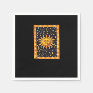 Whimsigoth 90s Sun And Moon Napkin
