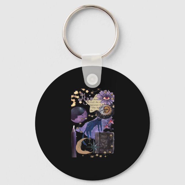 Whimsigoth Aesthetic 90s Keychain (Front)