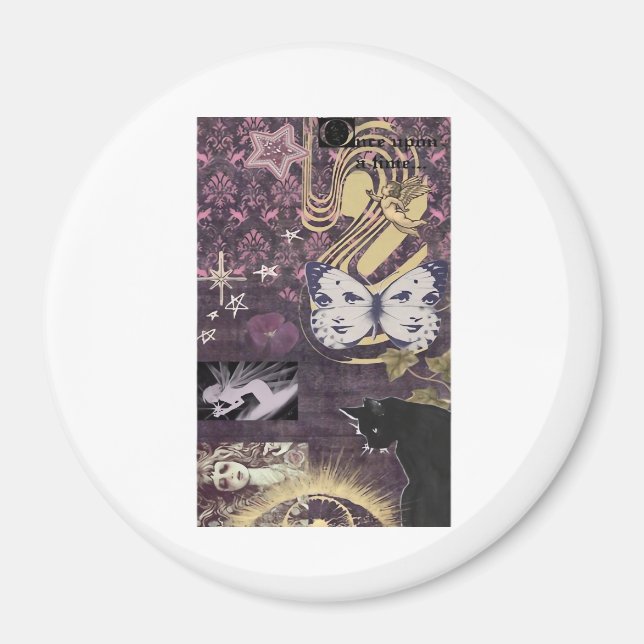 Whimsigoth Aesthetic Oversized Magnet (Front)