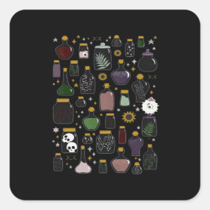 Whimsigoth Apothecary Classic Square Sticker