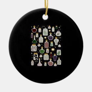 Whimsigoth Apothecary For Lights Ceramic Ornament