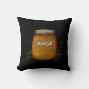 Whimsigoth Apothecary Jar Throw Pillow