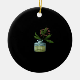 Whimsigoth Apothecary Vase Classic Ceramic Ornament