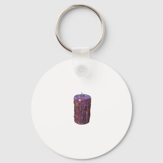Whimsigoth Candle Classic Keychain (Front)