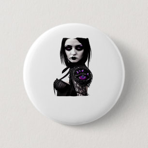 Whimsigoth Classic Design For Halloween 2 Inch Round Button