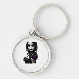 Whimsigoth Classic Design For Halloween Keychain