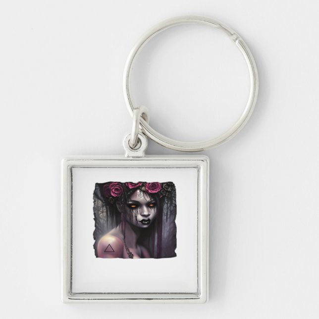 Whimsigoth Classic Funny Keychain (Front)