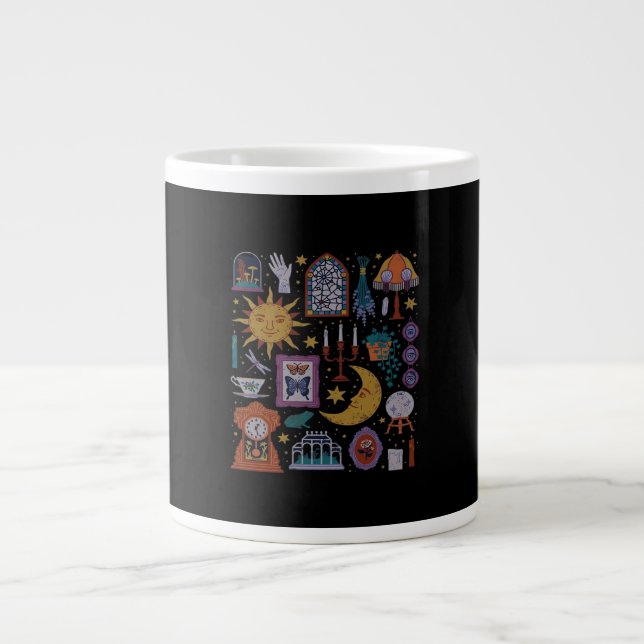 Whimsigoth Classic – Gothic Romance Autumn Aesthet Large Coffee Mug (Front)