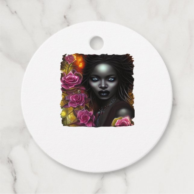 Whimsigoth Classic Halloween Favour Tags (Front)