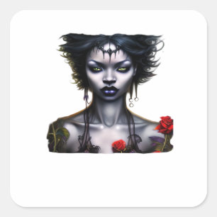 Whimsigoth Classic Magic Square Sticker