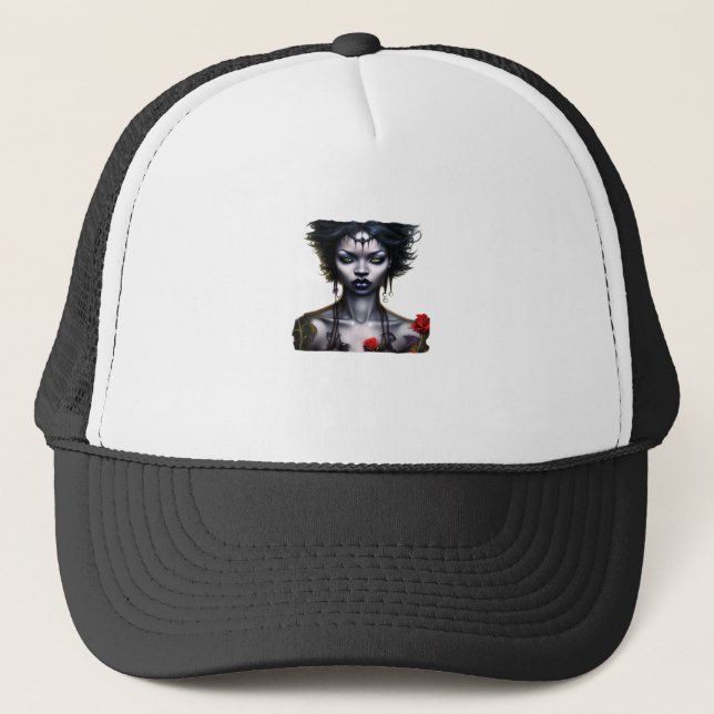 Whimsigoth Classic Magic  Trucker Hat (Front)