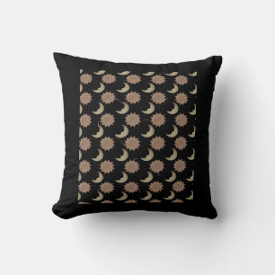 Whimsigoth Clouds Graphic Throw Pillow