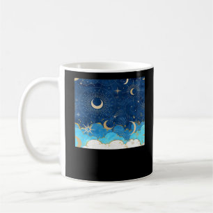 Whimsigoth Clouds Sun Moon Witchy Classic Coffee Mug