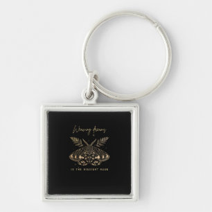 Whimsigoth Cottagecore Goblincore Mystical Moth Go Keychain