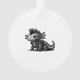 Whimsigoth Cyborg Axolotl Classe d'Art Vintage